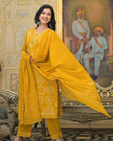 *🌹🌹Pure fine Cotton fabric Embroidery Work Kurti with Pant with cotton 100-100 Dupatta*🌹🌹